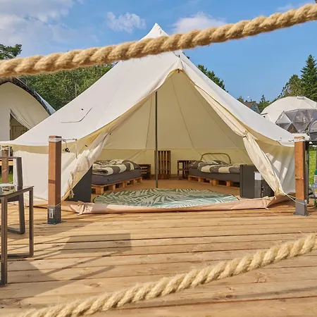 Luxusní stan Glamping Slapy (Prague-West)