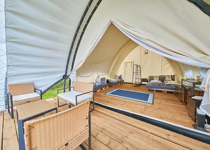 Luxussátor Glamping Slapy