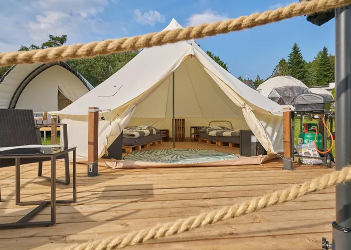 Luxussátor Glamping Slapy
